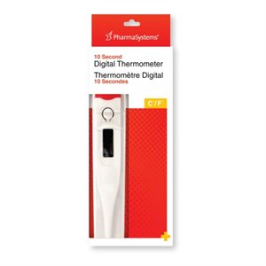 10 Second Digital Thermometer, °C / °F