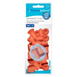 Soft Foam Orange Ear Plugs, Value Pack