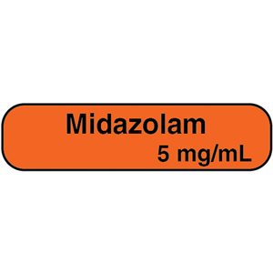 Label: "Midazolam 5 mg / mL"