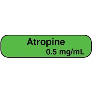 Label: "Atropine 0.5 mg / mL"