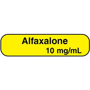 Label: "Alfaxalone 10 mg / mL"