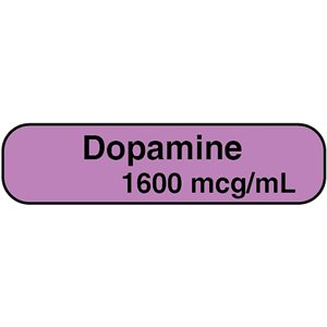 Label: "Dopamine 1600 mcg / mL"