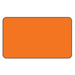 Label: Blank Fluorescent Orange