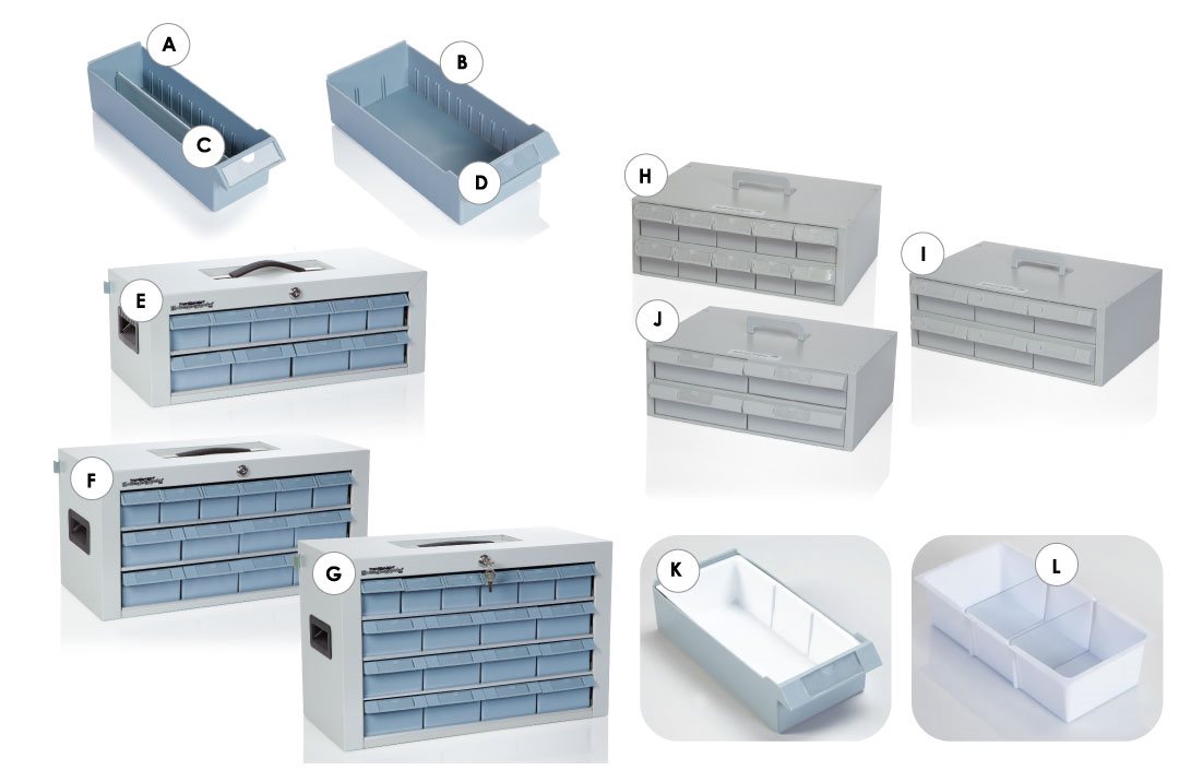 PharmaSystems Bins, Cassettes and Accessories