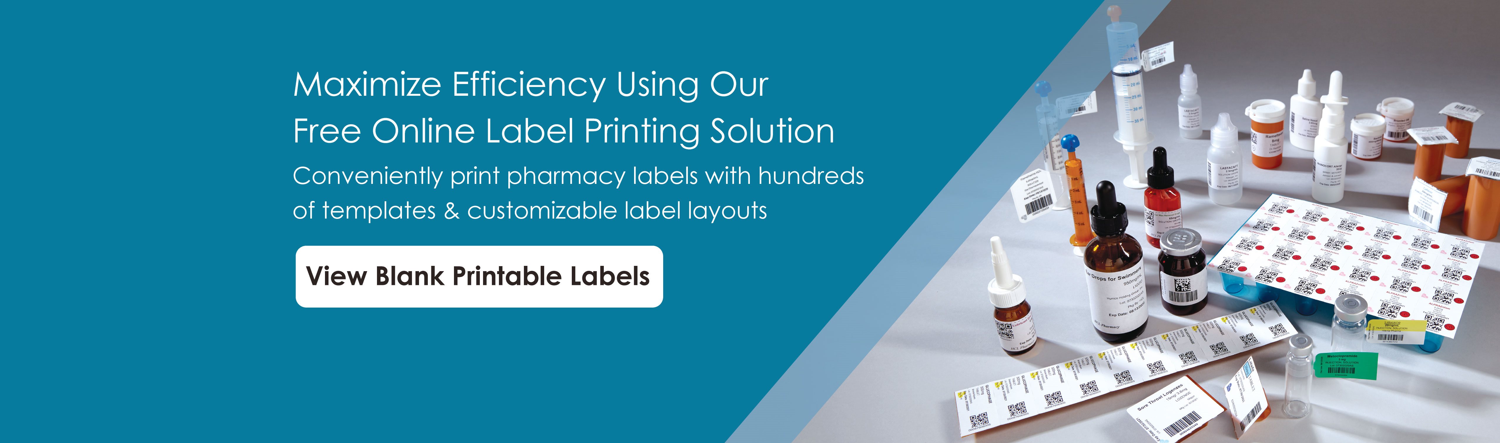 PharmaSystems Blank Printable Labels